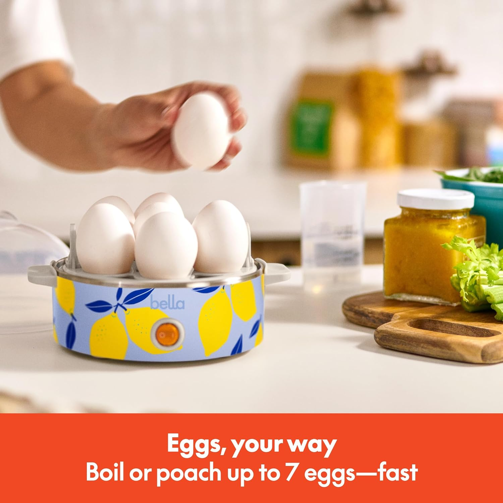 7-Capacity Electric Egg Cooker for Poached Scrambled Boiled Eggs 7-Capacity Electric Egg Cooker for Poached Scrambled Boiled Eggs