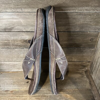 Mens Merrell Brown Leather Comfort Outdoor Walking‎ Flip Flops Sandals Size 13 M s-l400.jpg main image 3