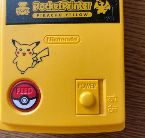 Nintendo Gameboy Stampante Tascabile Pikachu Giallo Pokemon USATA TESTATA - Foto 3 di 13