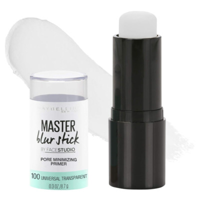 Maybelline Master Blur Stick Primer Makeup Color  Universal Transparent, 0.3 oz.