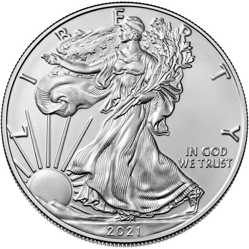 2021 $1 American Silver Eagle 1 oz BU (Type 1) **Sigma Verified**