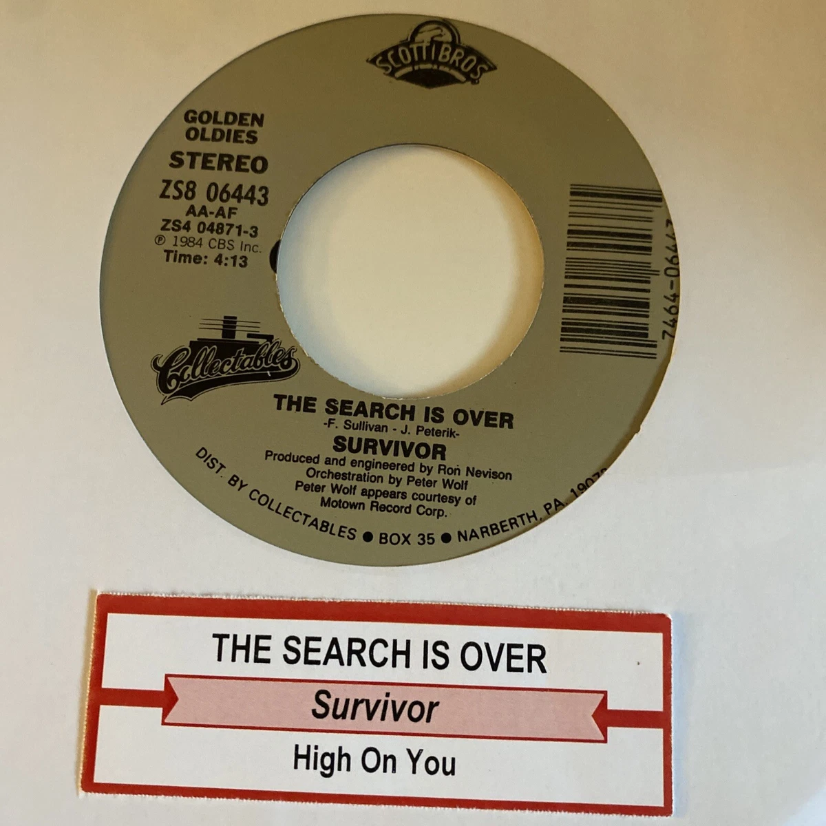 The Search Is Over - Survivor