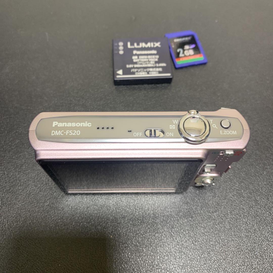 Panasonic パナソニック LUMIX DMC-FS20 ピンク Panasonic LUMIX DMC-FS20 Pink Digital Camera Compact Model