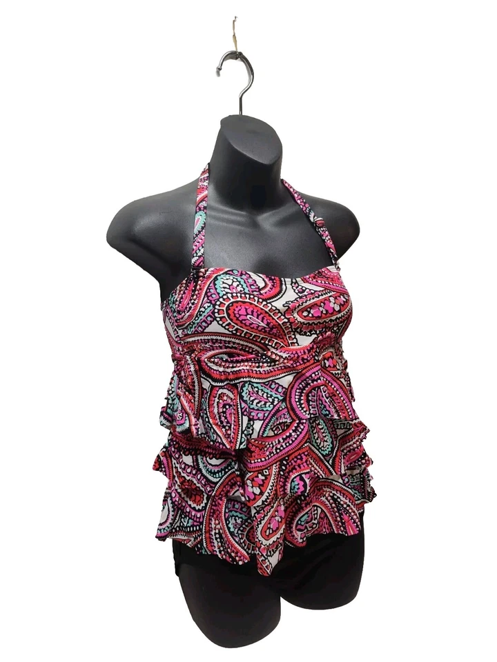 Island Escape Piece 2 Piezas Bikini Traje de Baño Para Mujer 6 Bikini Playa Parte Superior Parte Inferior Foto 3 de 4