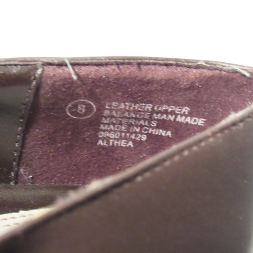 Merona Womens Brown Aletha Style Leather w/Silver Buckle Slip-On Shoes Sz: 8M - Picture 13 of 14