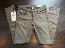 Rag  Bone Women's Skinny Jeans in Dist Fatigue Olive Green Sz 29