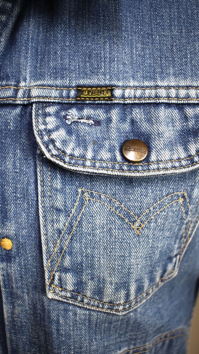 Vintage 1960s Denim Zipped 24MJZ Blue Bell MAVERICK Jacket Vintage 1960s Denim Zipped 24MJZ Blue Bell MAVERICK Jacket