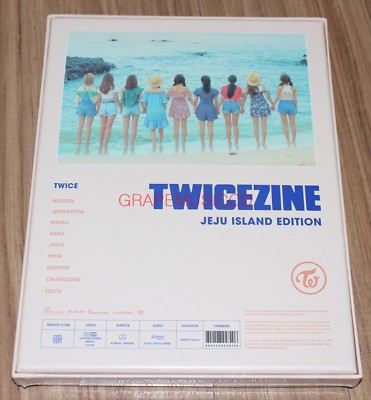 TWICE TWICEZINE JEJU ISLAND LIMITED EDITION PHOTOBOOK + DVD + 9