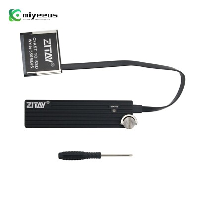 ZITAY CFAST TO SSD Converter Adapter MSATA M2 For BMPCC 4K 6K ZCAM E2 Memory y2
