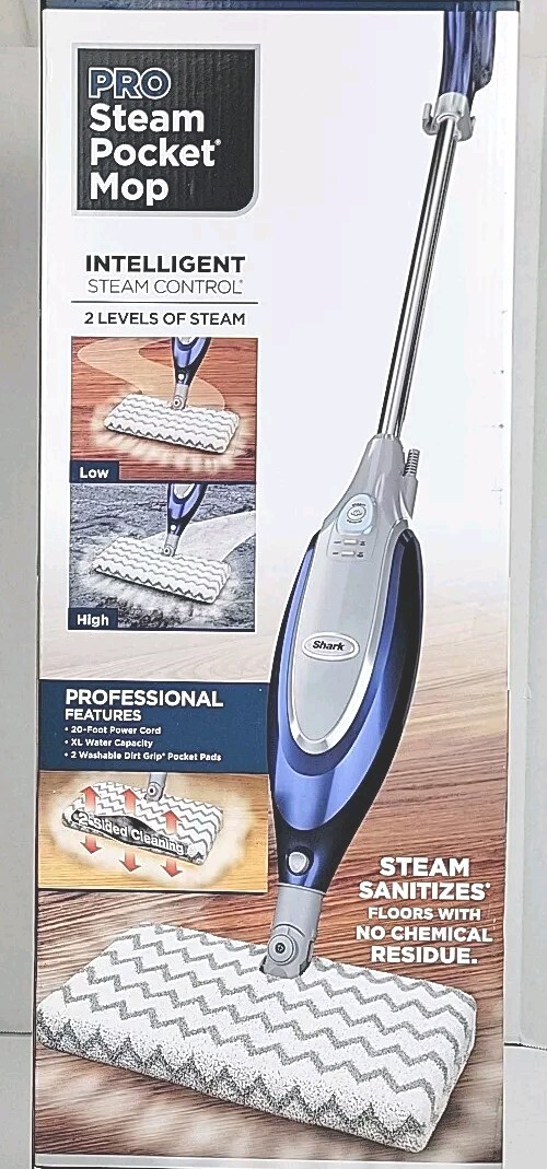 NIB Shark Pro Steam Pocket Mop SE460 Hard Floors Dust Deep Cleaning Corded NEW