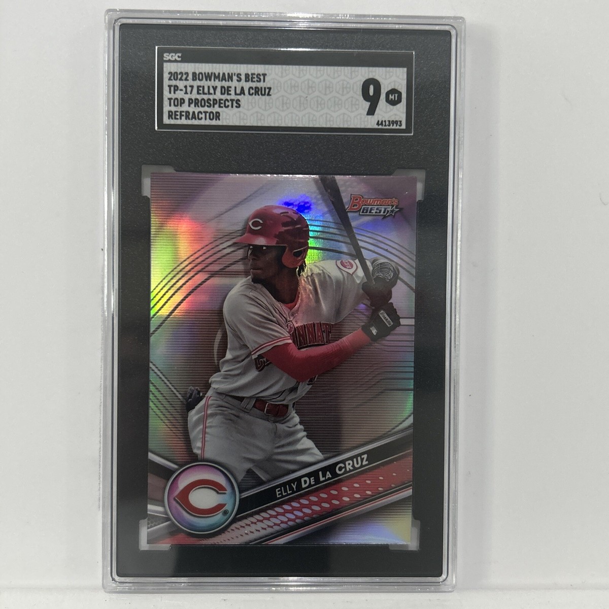 スポーツ選手 ELLY DE LA CRUZ_2022 Bowman's Best 2022 Bowman's Best ELLY DE LA CRUZ Rookie RC REFRACTOR #17
