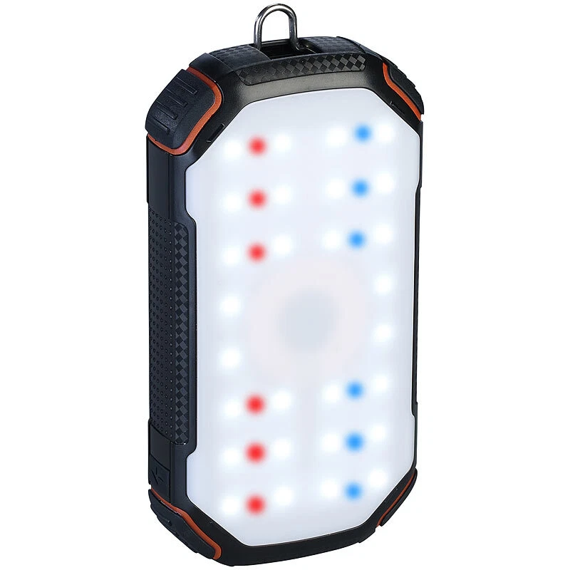 revolt Solar-Powerbank mit 20 Ah, Qi-kompatibel, USB-C, 15 W, SOS-Licht, IP54 - Bild 4 von 4