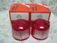 2 NOS LUCAS BUTLERS 1594 REAR LAMP LENS BEDFORD TK J JO M TRUCK LORRY COMMERCIAL
