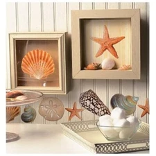 4 Sheets Seashore WALLIES ADHESIVE CUTOUTS