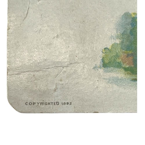 1893 McLaughlin's Coffee Advertising Card "The Queens Drawing Room" Victoria - Picture 3 of 7