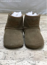 UGG Jesse Chestnut Suede Infant Baby Booties Size USA 2/3