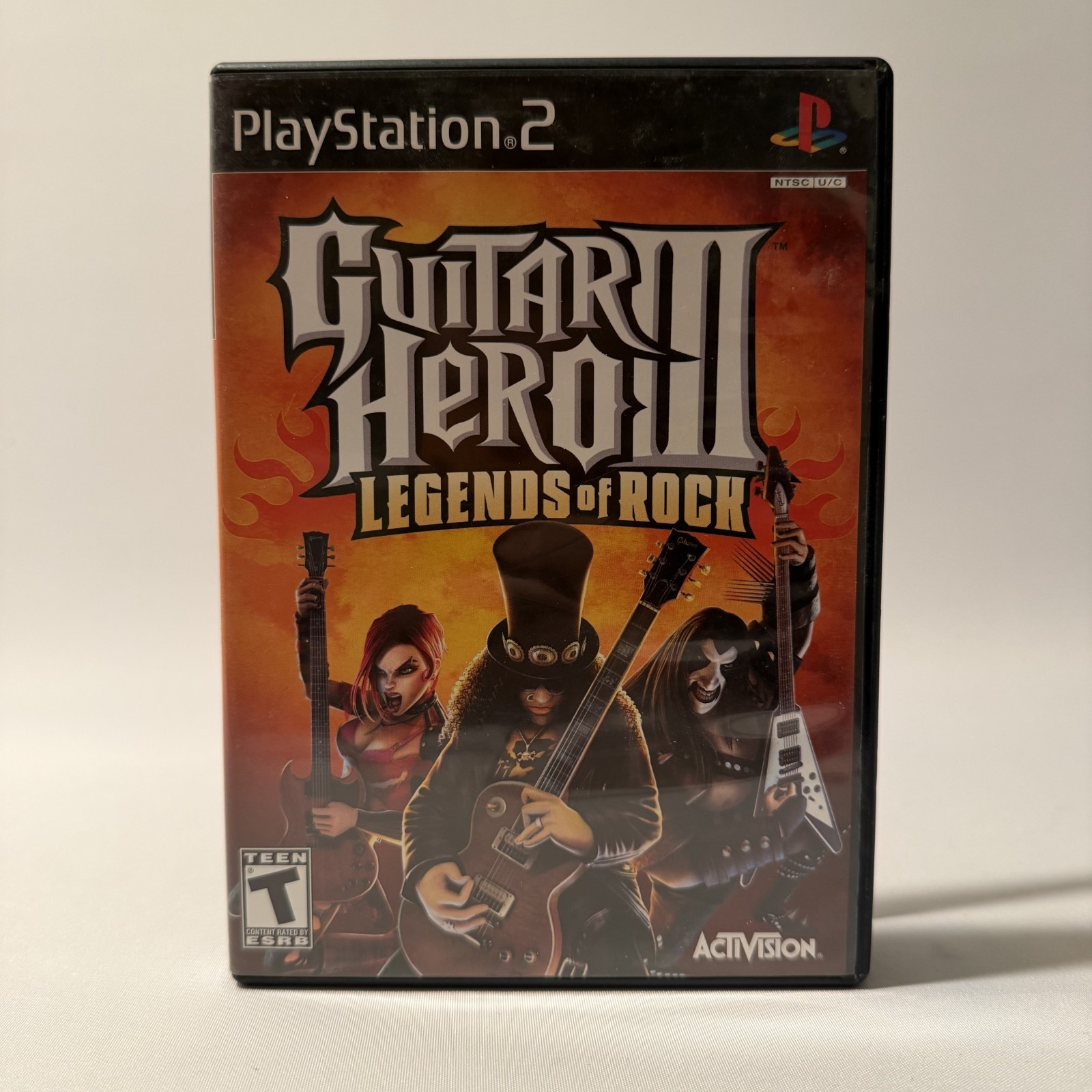 Guitar Hero III Legends of Rock Sony PlayStation PS2 Music Rhythm Video Game