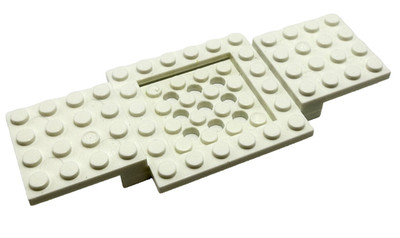 Mega Bloks Halo (1) White 8x14 Vehicle Base Frame (021-7)