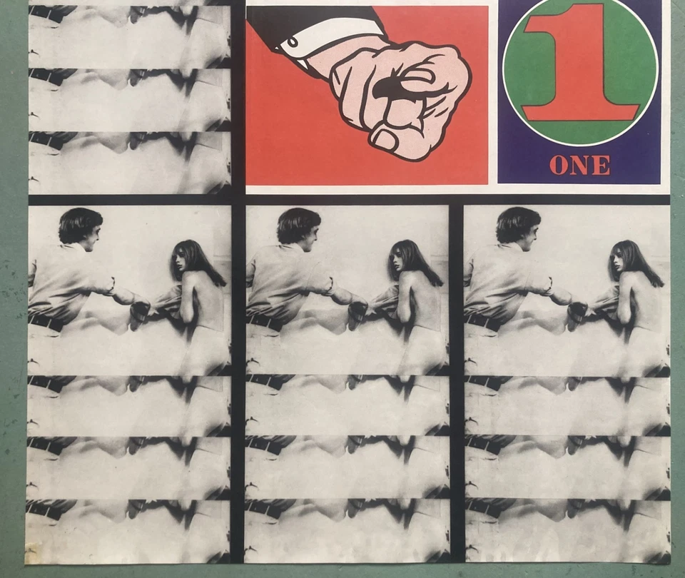 Blow Up 1967 Czech vintage Film Poster Milan Gryar Roy Lichtenstein 58 x 81cmBIG - Bild 4 von 4