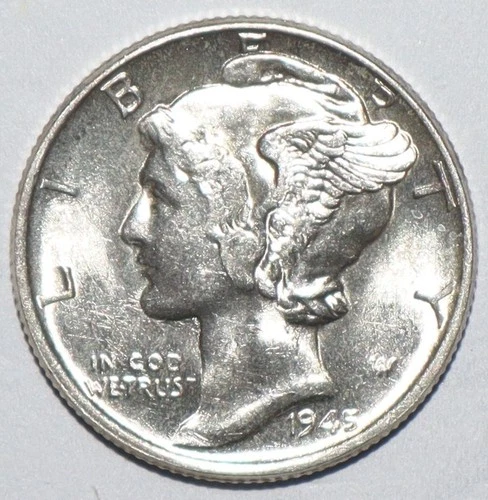 1945 Mercury Dime CHOICE BU (C248)