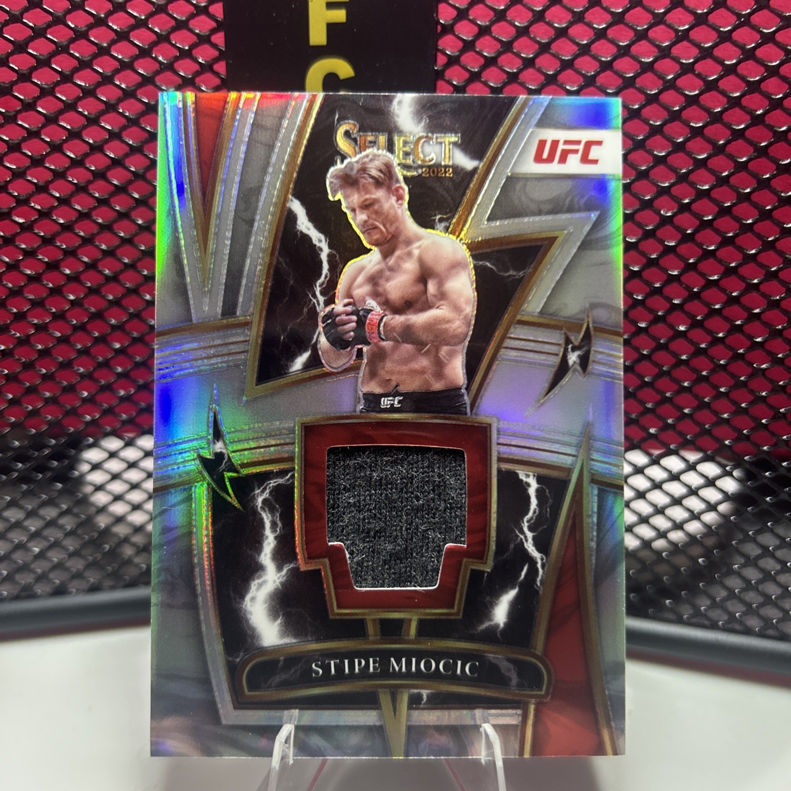 Stipe Miocic #SP-SPC Ufc Cards 2022 Panini Select UFC Sparks trading card — raw and PSA graded price guide