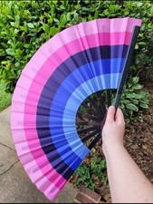 Omnisexual Pride Flag Hand Fan, LGBTQA, Queer, Gay