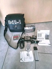 JVC Digital Video Camcorder GR-D20E-Mini-DV Silber mit 2 Akkus & FB DEFEKT