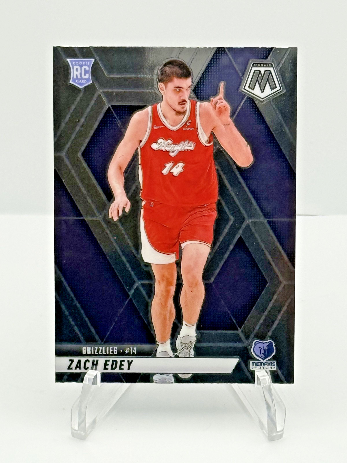 2024-25 Panini Mosaic - Zach Edey #248 (RC) Memphis Grizzlies