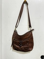 FOSSIL Brown Leather SASHA Crossbody Handbag Purse long live vintage line