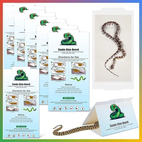 Snake Glue Traps Sticky Boards Large Extra Strength Non Toxic 8x14 Inch 4 Pack O - product listing photo
