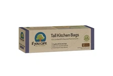 12 Count Tall Kitchen Trash Bags Brown Green Black Waste Bags