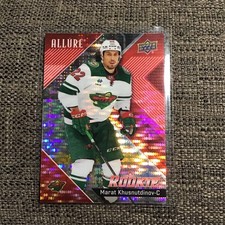 2024-25 UD Allure Red Rainbow Rookie Marat Khusnutdinov