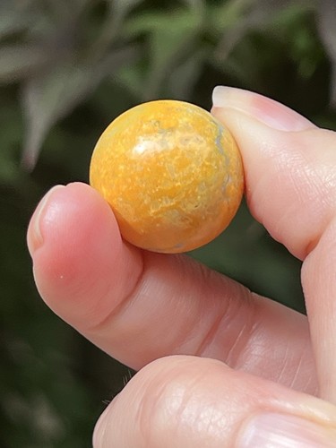 Bola de jaspe abejorro naranja 21 mm AAA+: inspiración: intención: creatividad - Imagen 7 de 9