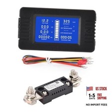 DC Multifunction Battery Monitor Meter with Shunt,0 DC 300A Battery Meter