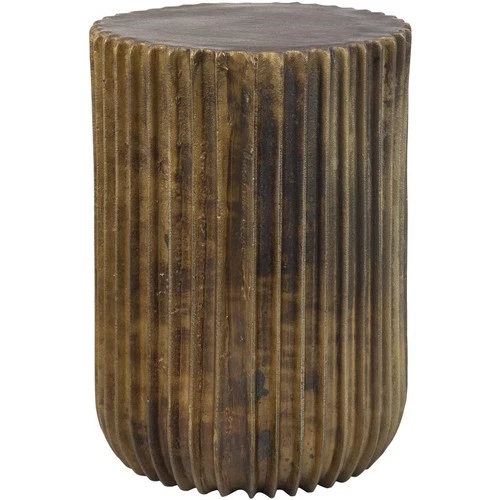 Uttermost 22993 Peaks 20 X 14 inch Oxidized Antique Gold Accent Table - Picture 2 of 4