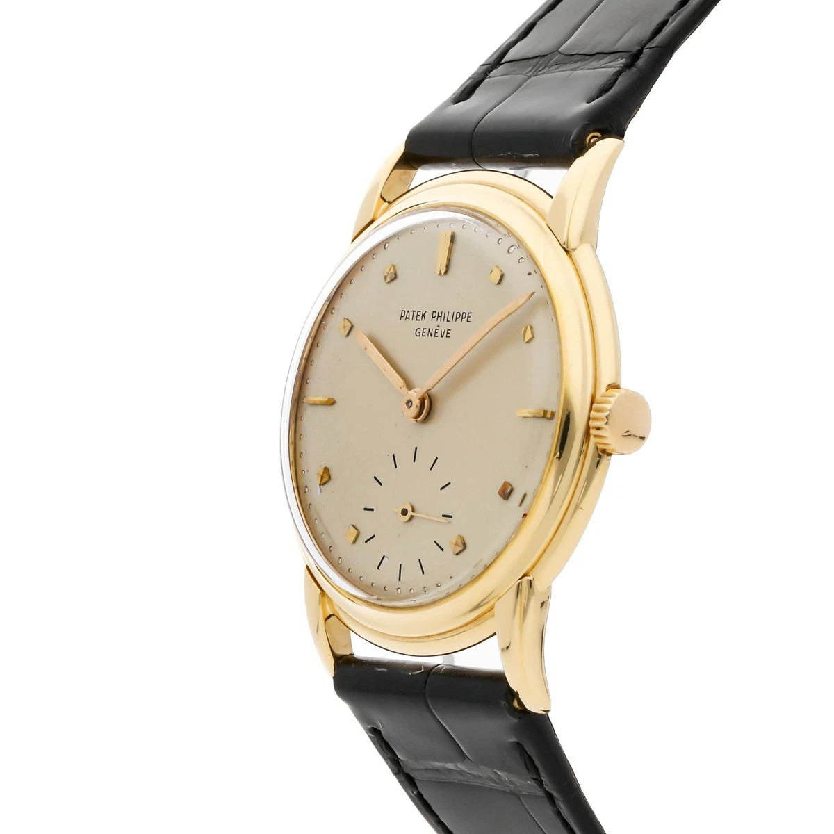 Reloj Patek Philippe Calatrava Oro Manual 34mm Esfera Marfil Correa 2500
