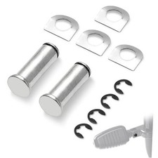 Footpeg Mounting Pins Kit, Clevis pin Spring washer Retaining ring for Sliver