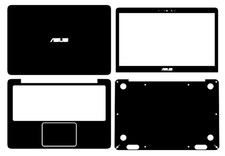 Carbon Vinyl Sticker Skin Cover for ASUS U310 RX310U UX330 UX310 U3000U Laptop