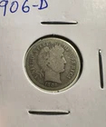 1906 D Barber Dime