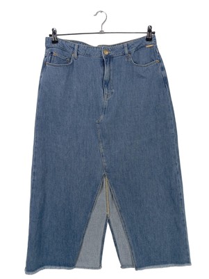 BLUE DAZE Jeansrock Damen Rock Gr. DE 44 blau Casual-Look