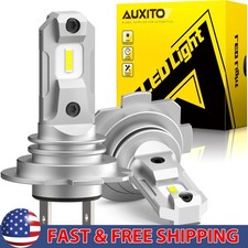 H7 High Low Beam LED Headlight Bulb Kit 6500K Cool White Bulbs Bright Lamp 2/4X