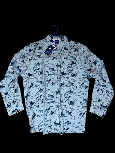Chemise Guy Harvey Homme Manches Courtes Poisson-Swordfish Taille 2X - Occasion