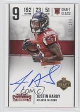 2015 Panini Contenders Draft Class RPS 188/199 Justin Hardy #DC-JH Auto 2m4