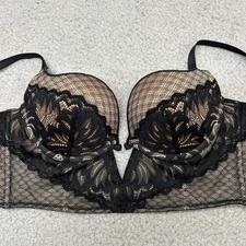 Adore Me Bra 36C Longline Bra Push up lingerie