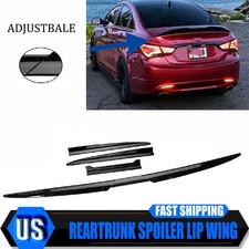 Black Rear Roof Lip Spoiler Tail Trunk Wing For Hyundai Sonata Sedan 2000-2023
