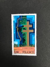 Timbre de France N°1941 "Mémorial Général De Gaulle" / Année 1977 / Neuf luxe**