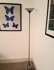 Flos Papillona Silver Aluminium Floor Lamp Designed by Tony Scarpa in 1975