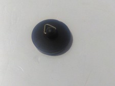 Black Poly Bath Plug - Durable Rubber Plug for Bath Wastes with Metal Loop