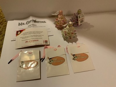Easter Mini LED Light Up Mr. Cottontail by Mr. Christmas Trees (set of 3)