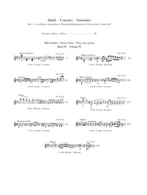 Piano Trios - Volume IV for piano, violin, and cello